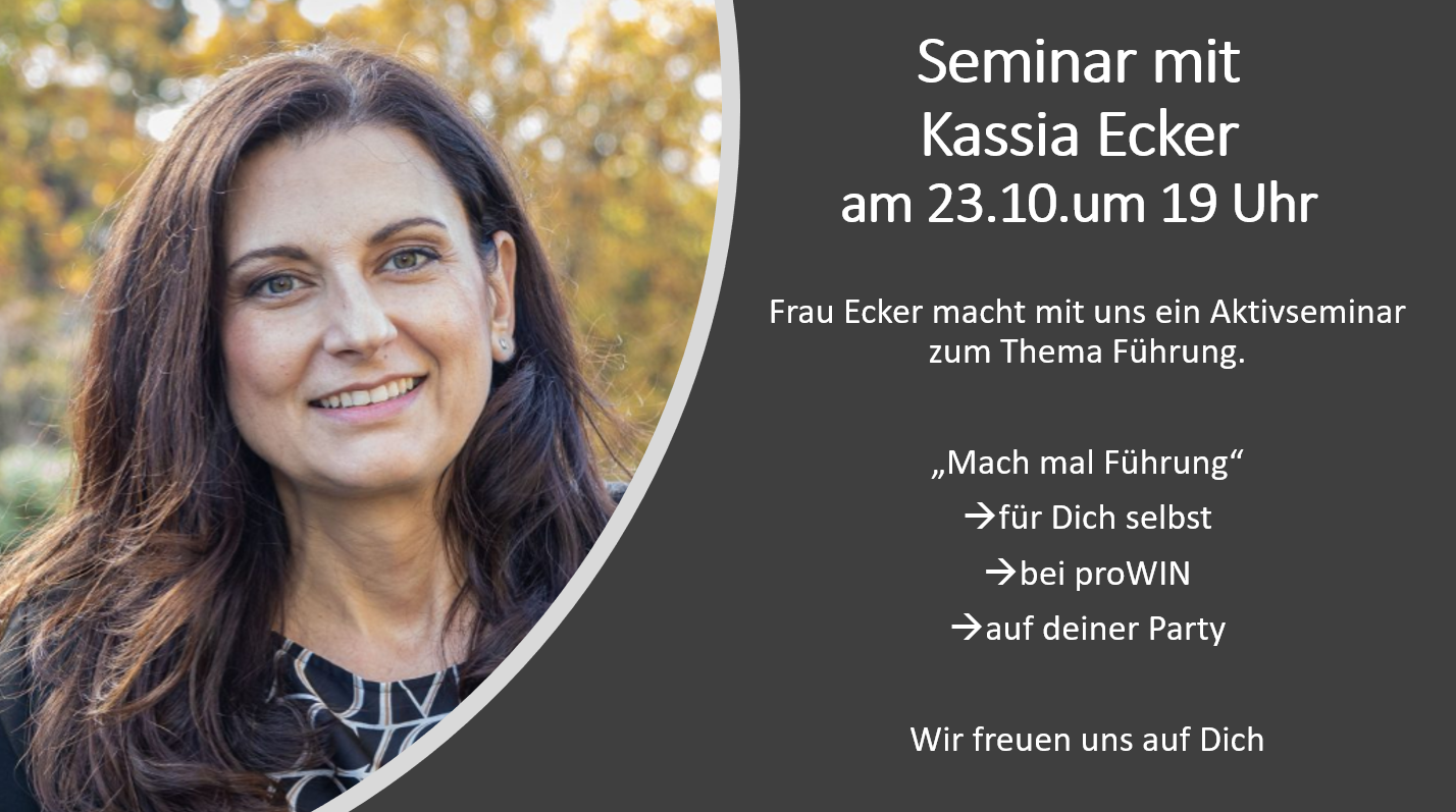 Seminar mit Kassia Ecker