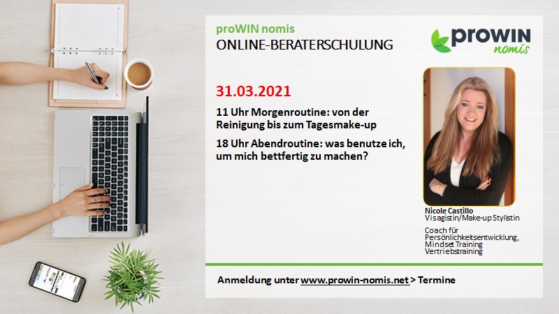 NOMIS nw Online Beraterschulung mit Nicole Thema: Morgenroutine